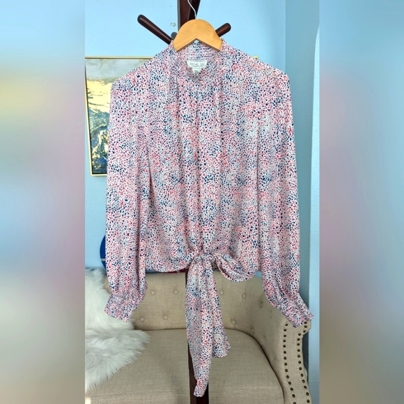 Rachel Zoe Woman's Tie Blouses  Long Sleeve Size M. - Picture 2 of 14